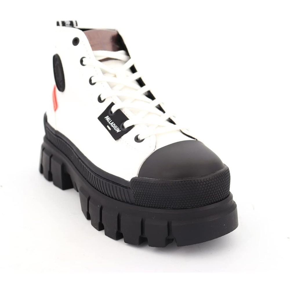 Palladium Revolt Hi Tx Star White High Top Sneaker Boots Various Size 8 NIB